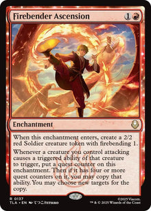 Image for Firebender Ascension (137) (TLA) - Magic: The Gathering