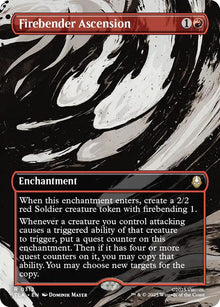Image for Firebender Ascension (Borderless) (312) (TLA) - Magic: The Gathering