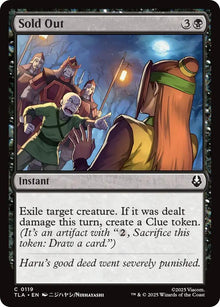 Image for Sold Out (119) (TLA) - Magic: The Gathering