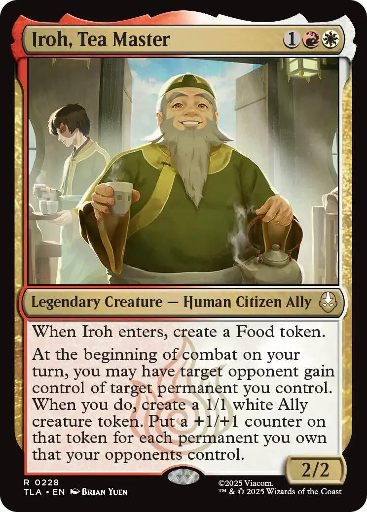 Image for Iroh, Tea Master (228) (TLA) - Magic: The Gathering