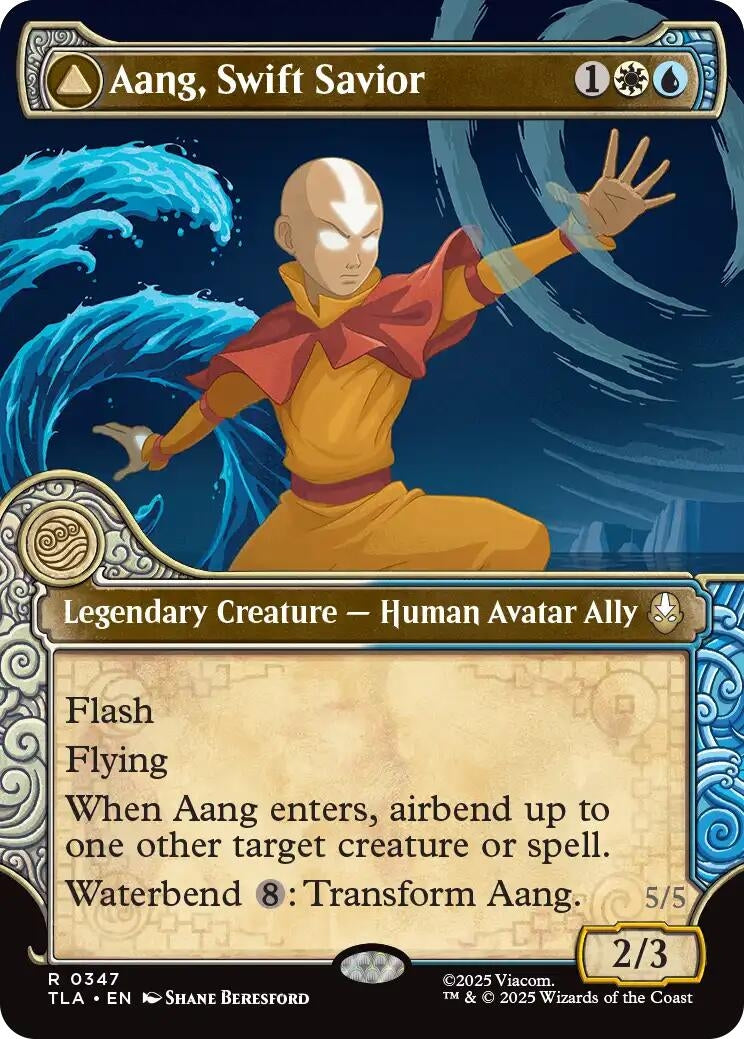 Image for Aang, Swift Savior (Showcase) (347) (TLA) - Magic: The Gathering
