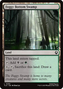Image for Foggy Bottom Swamp (269) (TLA) - Magic: The Gathering