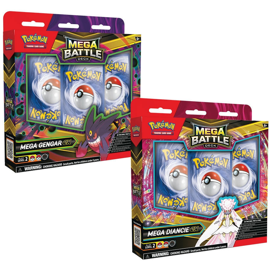Image for Mega Battle Deck: Mega Gengar ex/Mega Diancie ex [Set of 2] - Pokemon