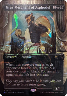 Image for Gray Merchant of Asphodel (Halo Foil) (34) (SLC) - Magic: The Gathering