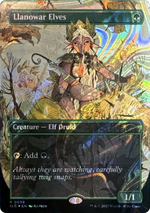 Image for Llanowar Elves (Halo Foil) (39) (SLC) - Magic: The Gathering