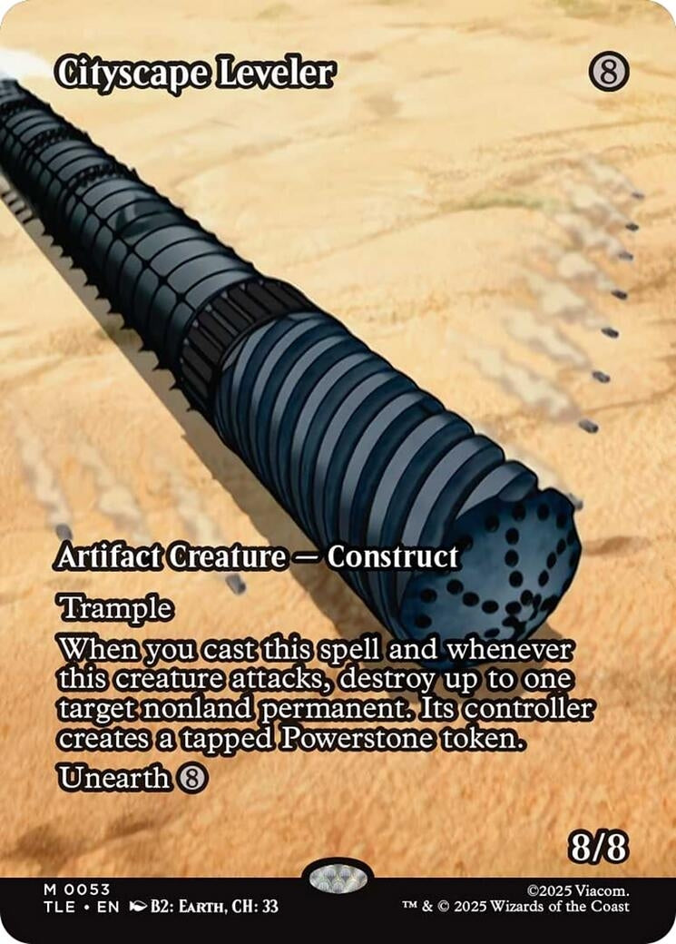 Image for Cityscape Leveler (Borderless) (53) (TLE) - Magic: The Gathering