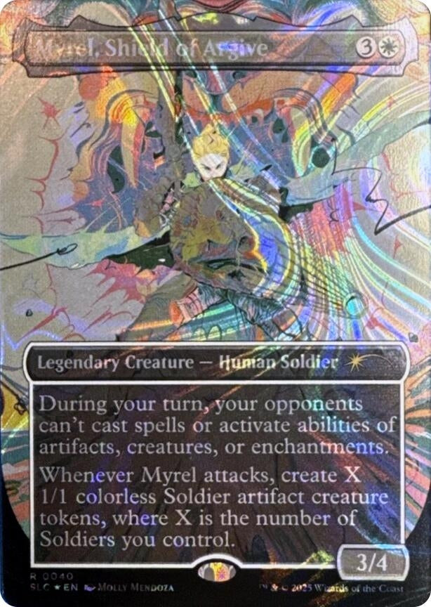 Image for Myrel, Shield of Argive (Halo Foil) (40) (SLC) - Magic: The Gathering