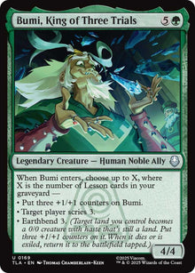 Image for Bumi, King of Three Trials (169) (TLA) - Magic: The Gathering