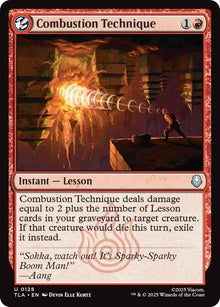 Image for Combustion Technique (128) (TLA) - Magic: The Gathering