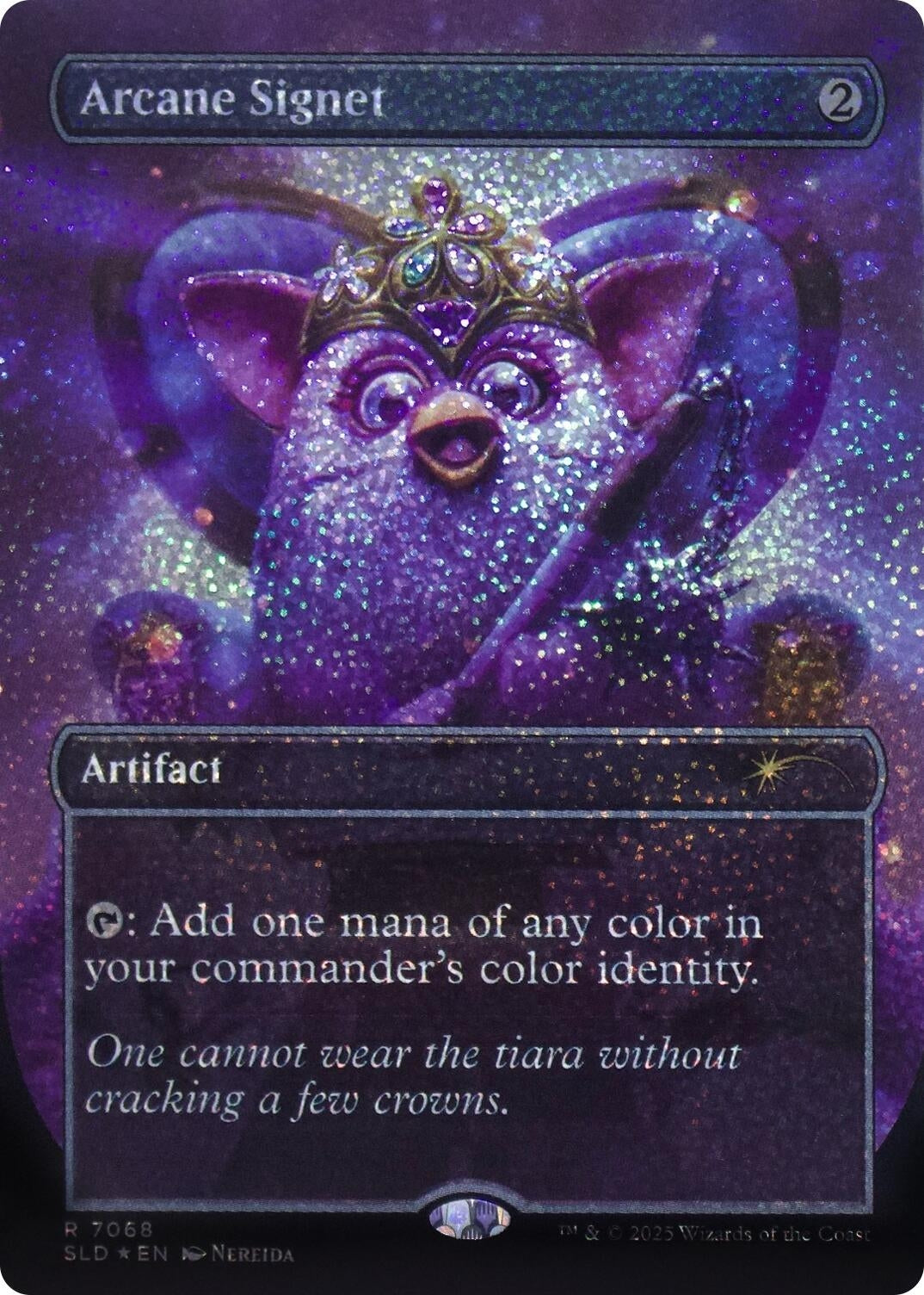 Image for Arcane Signet (7068) (Confetti Foil) (7068) (SLD) - Magic: The Gathering
