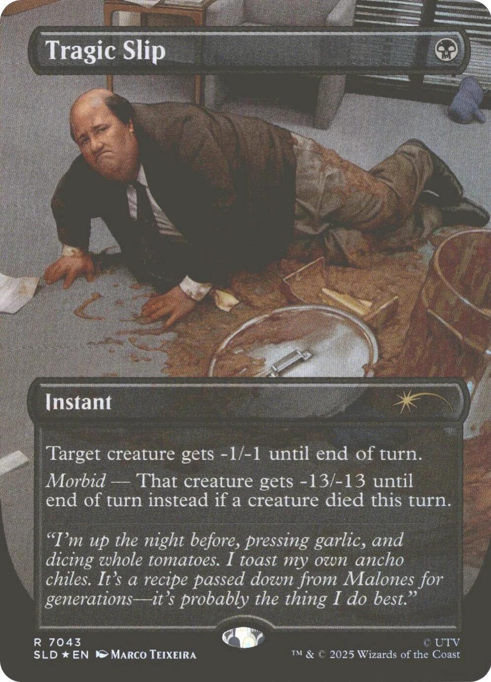Image for Tragic Slip (7043) (SLD) - Magic: The Gathering