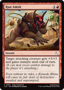 Image for Run Amok (0284) (284) (TLE) - Magic: The Gathering