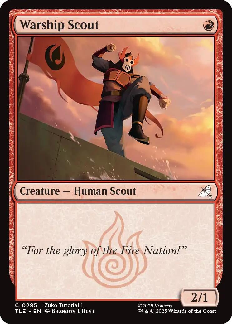 Image for Warship Scout (0285) (285) (TLE) - Magic: The Gathering