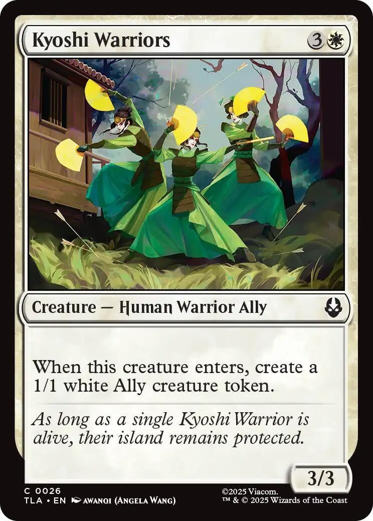 Image for Kyoshi Warriors (26) (TLA) - Magic: The Gathering