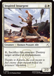 Image for Inspired Insurgent (77) (TLE) - Magic: The Gathering