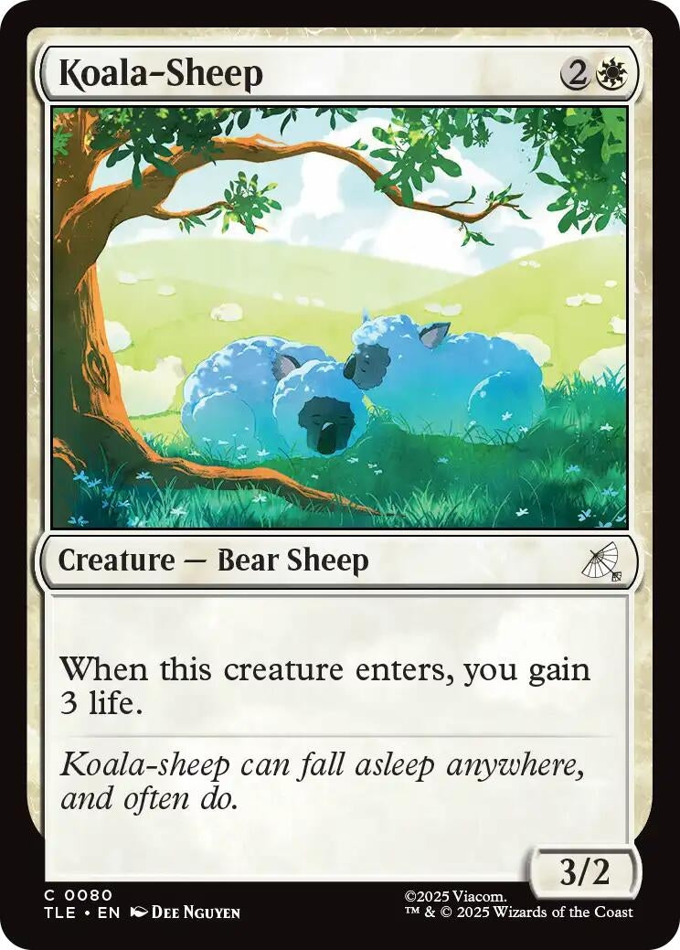 Image for Koala-Sheep (80) (TLE) - Magic: The Gathering