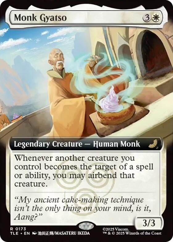 Image for Monk Gyatso (Extended Art) (173) (TLE) - Magic: The Gathering
