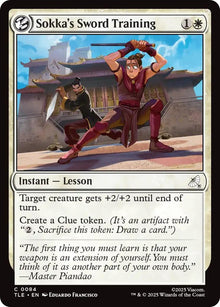 Image for Sokka's Sword Training (84) (TLE) - Magic: The Gathering