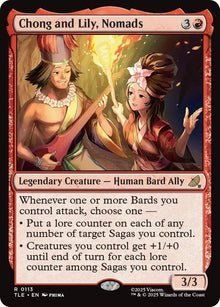 Image for Chong and Lily, Nomads (113) (TLE) - Magic: The Gathering