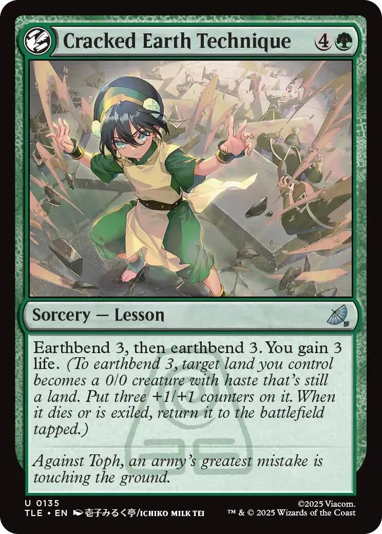 Image for Cracked Earth Technique (135) (TLE) - Magic: The Gathering