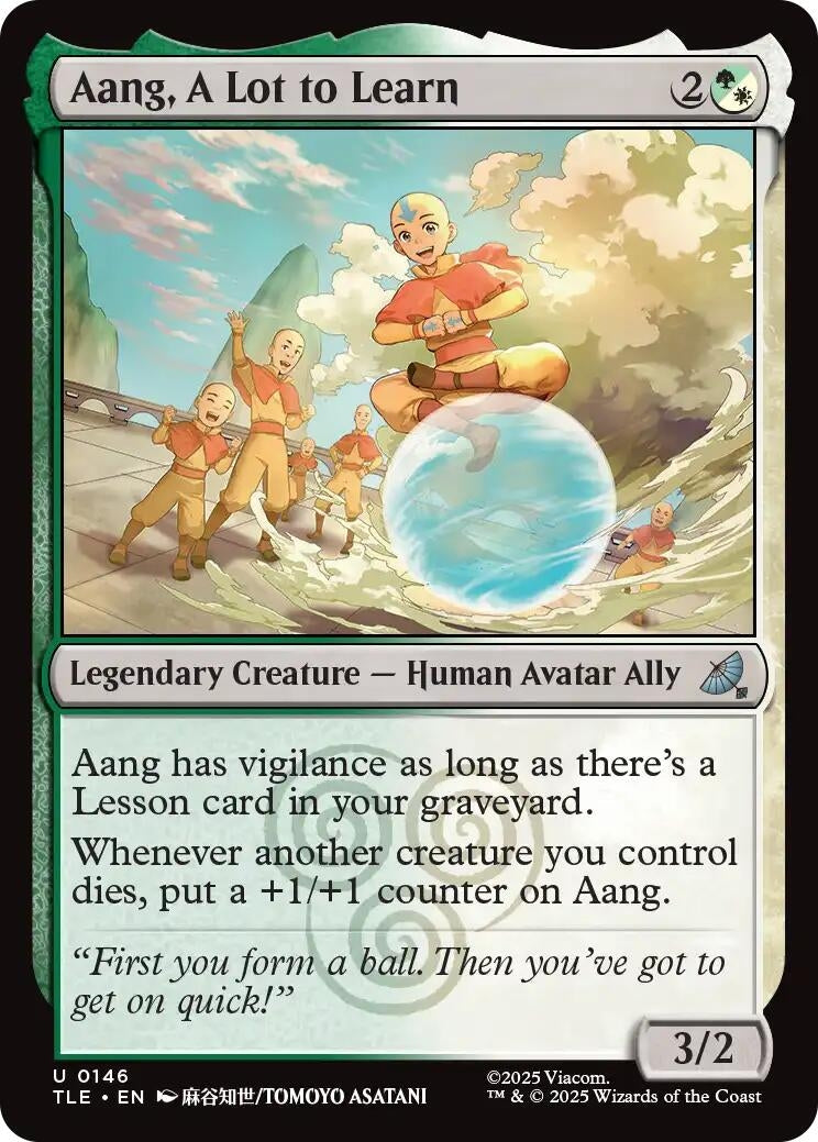 Image for Aang, A Lot to Learn (146) (TLE) - Magic: The Gathering