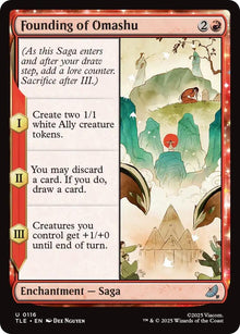 Image for Founding of Omashu (116) (TLE) - Magic: The Gathering