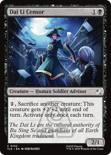 Image for Dai Li Censor (102) (TLE) - Magic: The Gathering