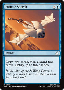 Image for Frantic Search (159) (TLE) - Magic: The Gathering