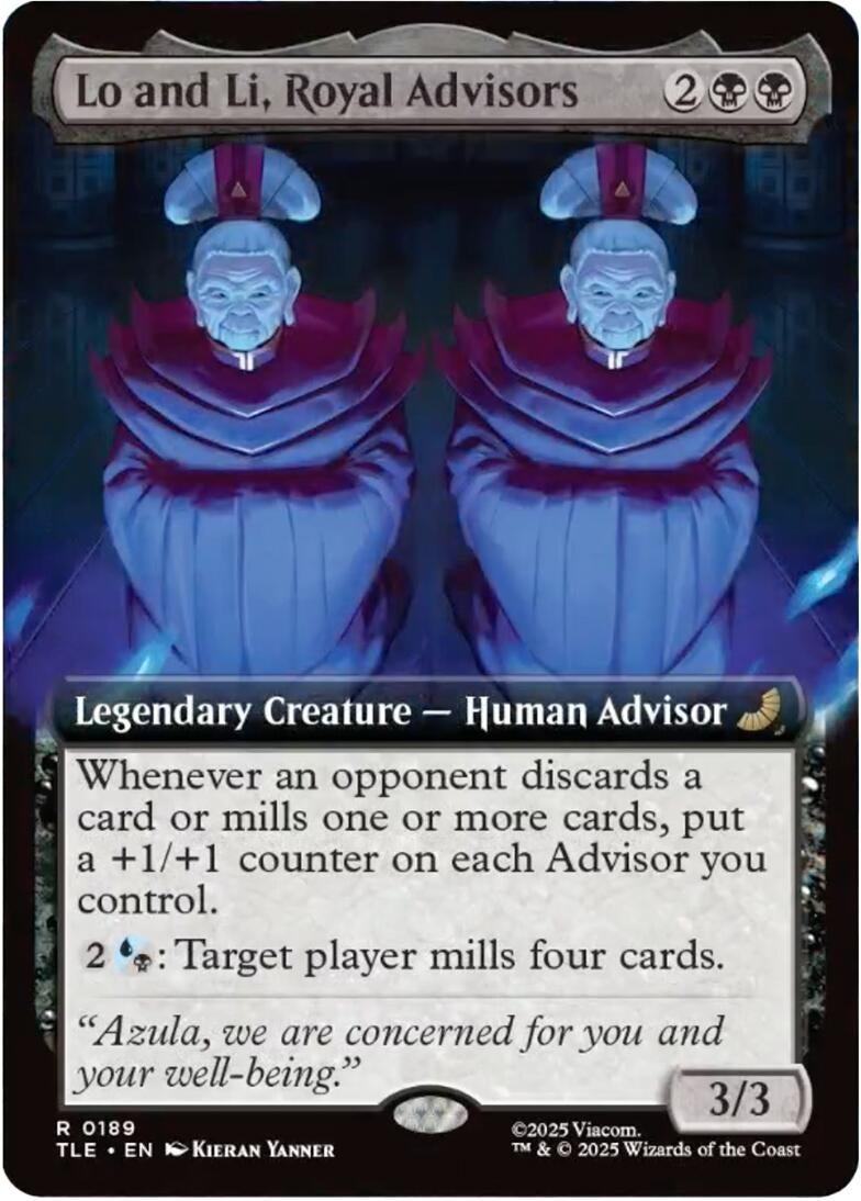 Image for Lo and Li, Royal Advisors (Extended Art) (189) (TLE) - Magic: The Gathering