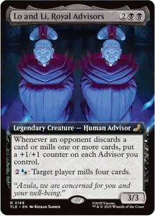 Image for Lo and Li, Royal Advisors (Extended Art) (189) (TLE) - Magic: The Gathering