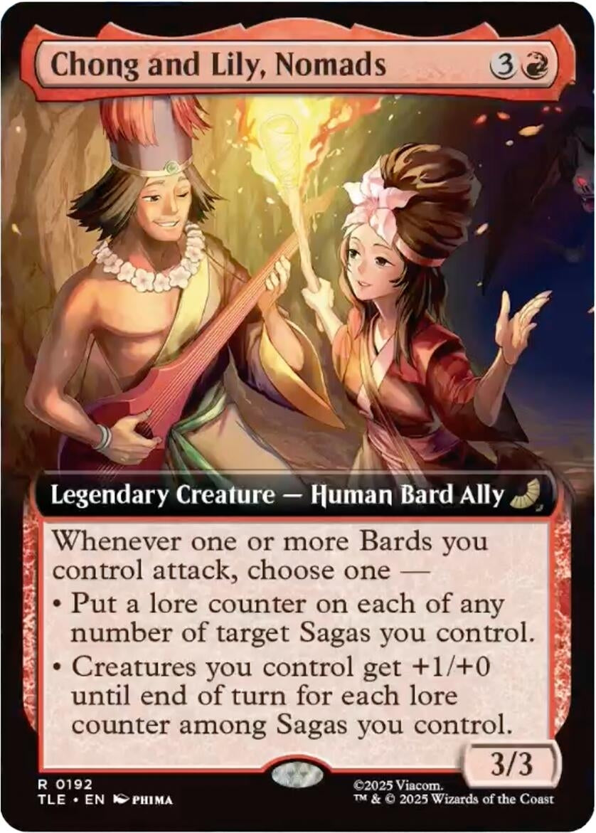 Image for Chong and Lily, Nomads (Extended Art) (192) (TLE) - Magic: The Gathering