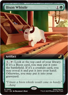 Image for Bison Whistle (Extended Art) (202) (TLE) - Magic: The Gathering