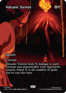 Image for Volcanic Torrent (Borderless) (37) (TLE) - Magic: The Gathering