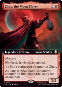 Image for Zhao, the Moon Slayer (Extended Art) (376) (TLA) - Magic: The Gathering