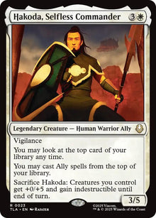 Image for Hakoda, Selfless Commander (23) (TLA) - Magic: The Gathering