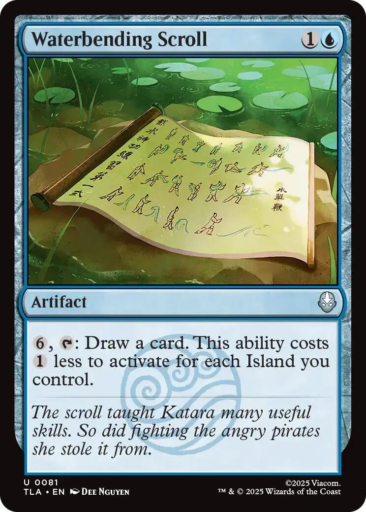 Image for Waterbending Scroll (81) (TLA) - Magic: The Gathering