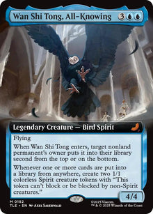 Image for Wan Shi Tong, All-Knowing (Extended Art) (182) (TLE) - Magic: The Gathering
