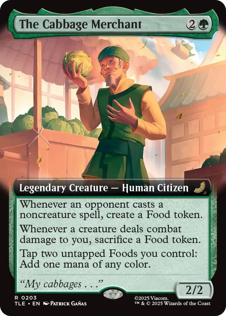 Image for The Cabbage Merchant (Extended Art) (203) (TLE) - Magic: The Gathering