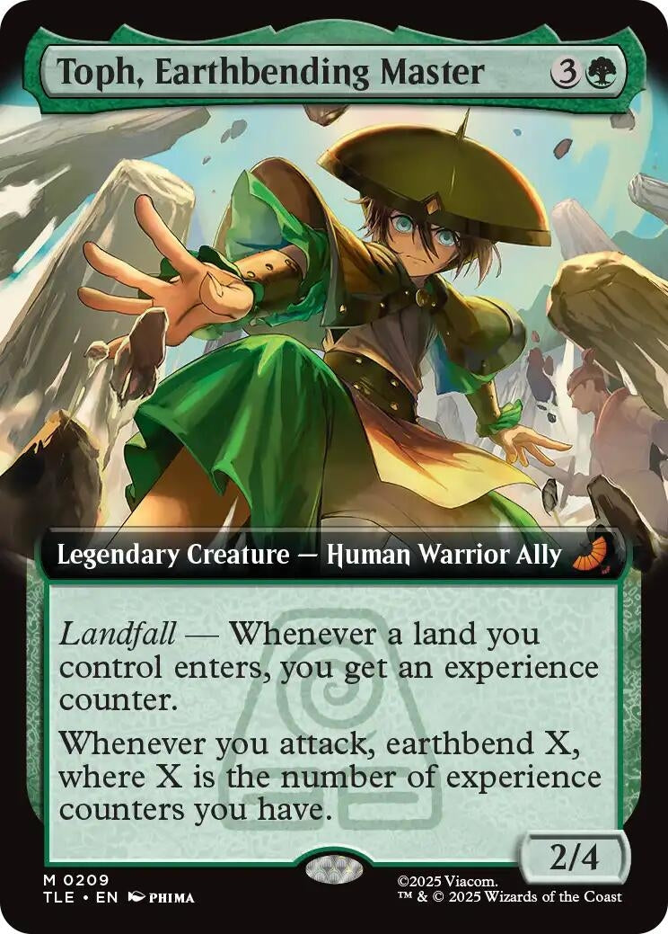Image for Toph, Earthbending Master (Extended Art) (209) (TLE) - Magic: The Gathering