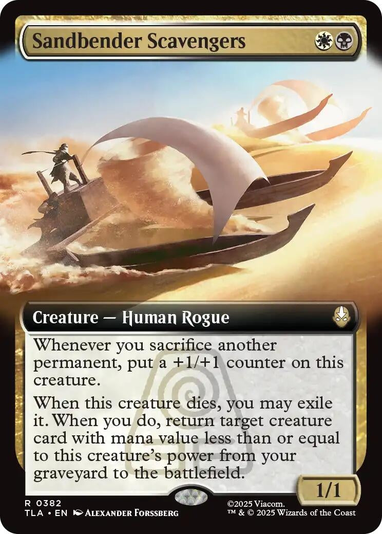 Image for Sandbender Scavengers (Extended Art) (382) (TLA) - Magic: The Gathering