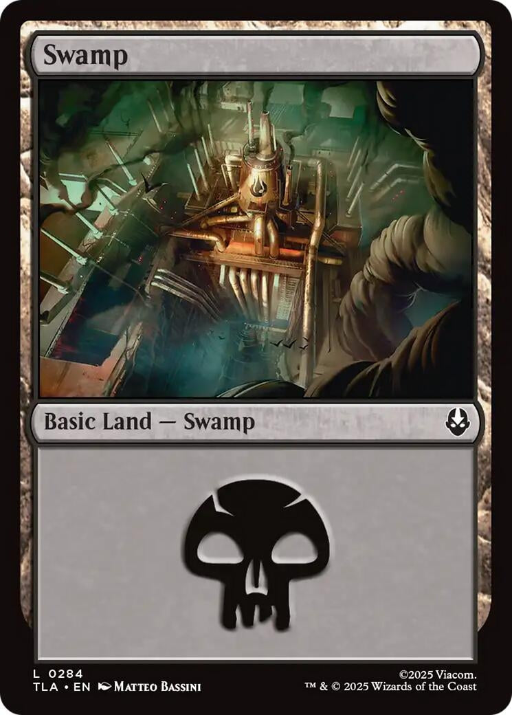Image for Swamp (0284) (284) (TLA) - Magic: The Gathering