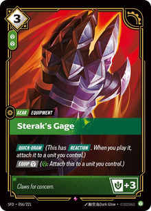 Sterak's Gage (056/221) (SPF)