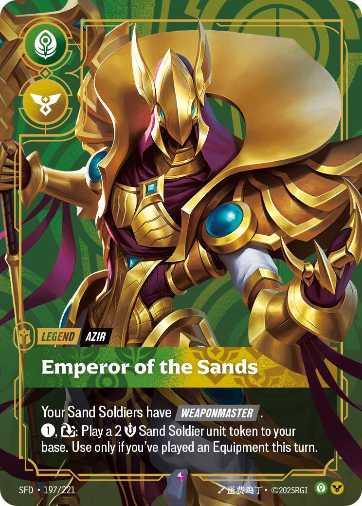 Azir - Emperor of the Sands (197/221) (SPF)