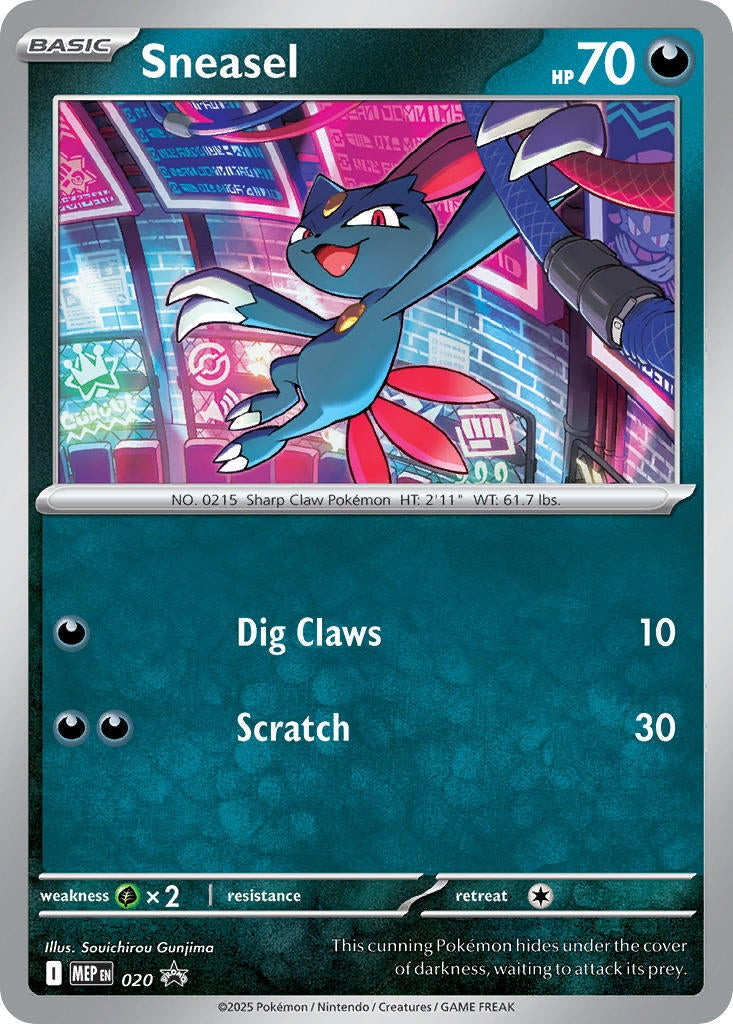 Image for Sneasel (Cosmos Holo) (020) (MEP) - Pokemon