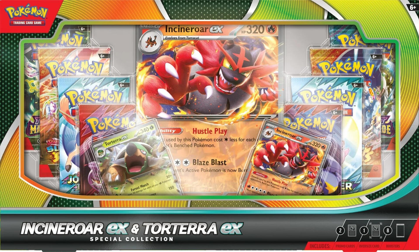 Image for Incineroar ex and Torterra ex Special Collection - Pokemon