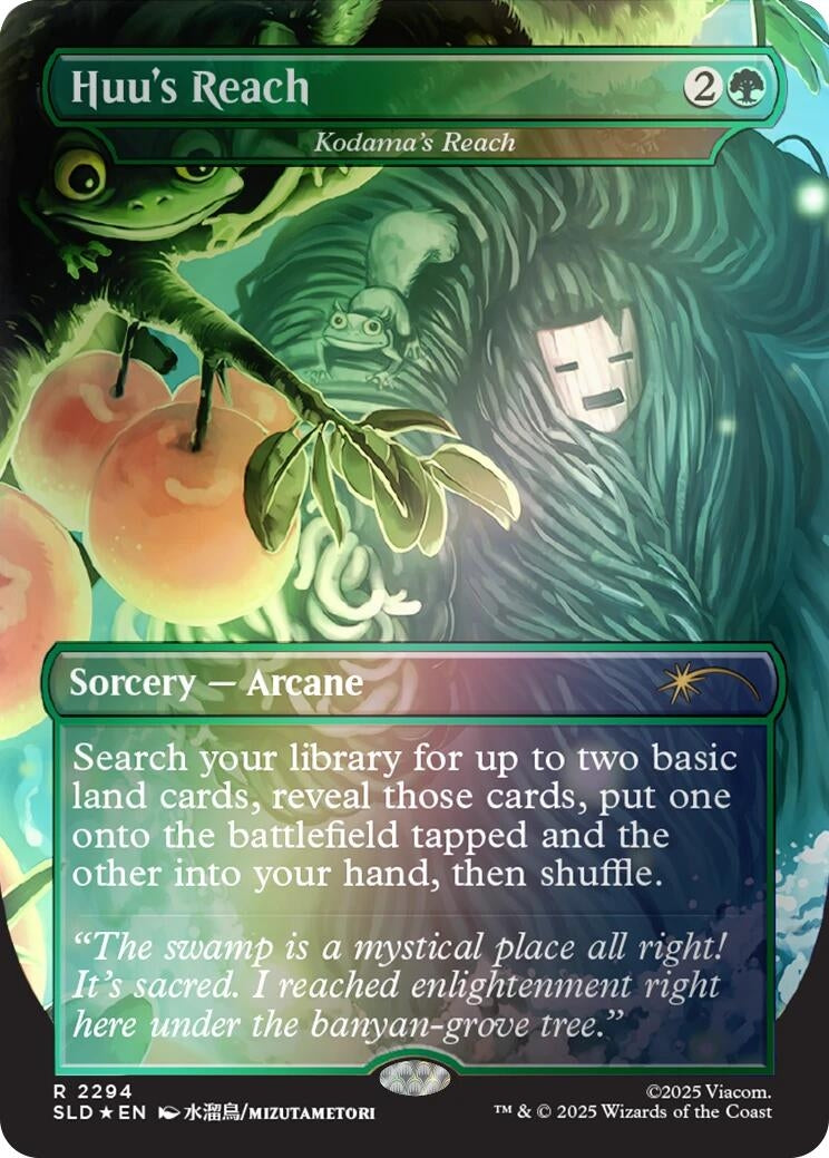 Image for Huu's Reach - Kodama's Reach (Rainbow Foil) (2294) (SLD) - Magic: The Gathering