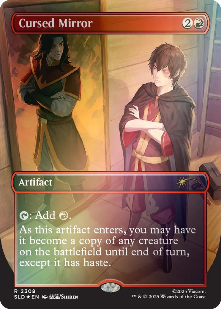 Image for Cursed Mirror (Rainbow Foil) (2308) (SLD) - Magic: The Gathering