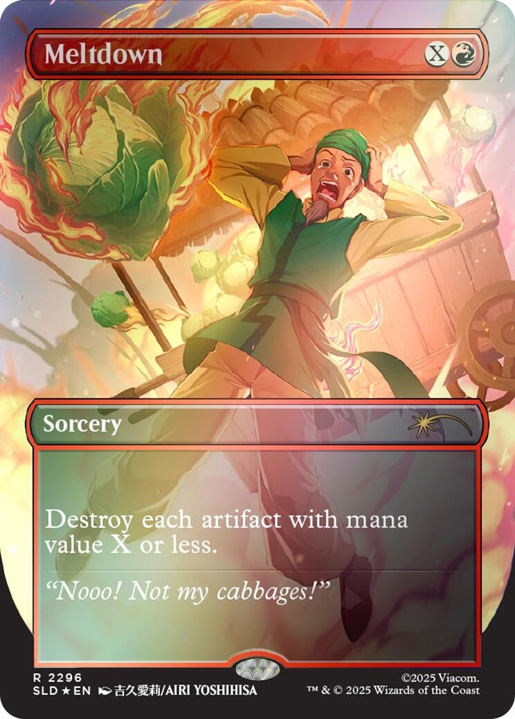 Image for Meltdown (Rainbow Foil) (2296) (SLD) - Magic: The Gathering