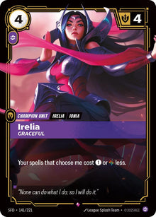 Image for Irelia - Graceful (141/221) (SPF) - Riftbound: League of Legends Trading Card Game