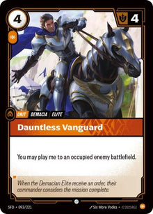 Image for Dauntless Vanguard (093/221) (SPF) - Riftbound: League of Legends Trading Card Game